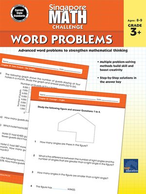 cover image of Singapore Math Challenge Word Problems, Grades 3--5